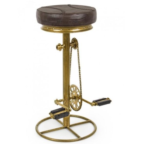 SGABELLO BAR CYCLE ORO H80